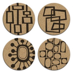 Retro Cork Coasters
