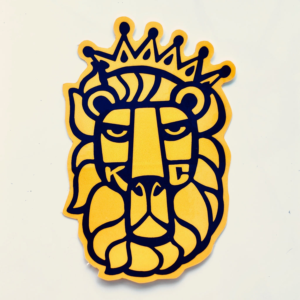 KC Lion Vinyl Sticker